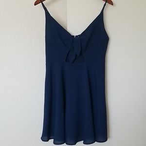 Tie Front Mini Dress